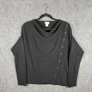 Club Monaco Simisola Cashmere Chandails Sweater Black Womens Size Small #1931